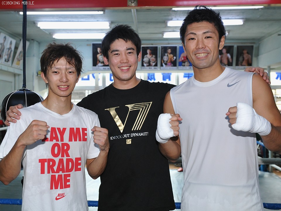 石原トレーナーを囲む両雄