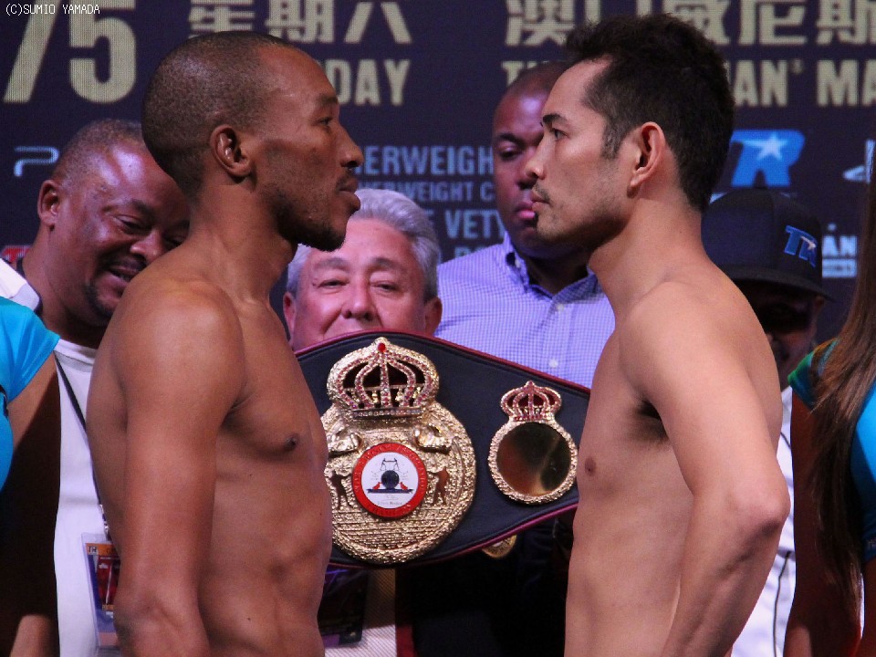 ドネアvsベチェカのface to face