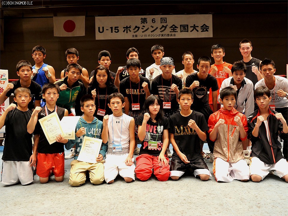 第6回中学生の部優勝者