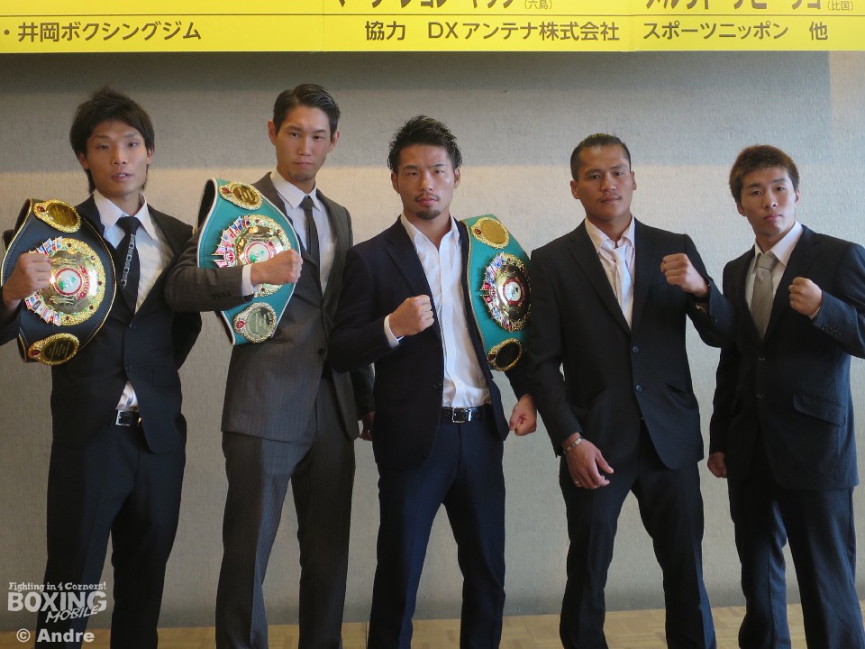 東洋太平洋4階級揃い踏み