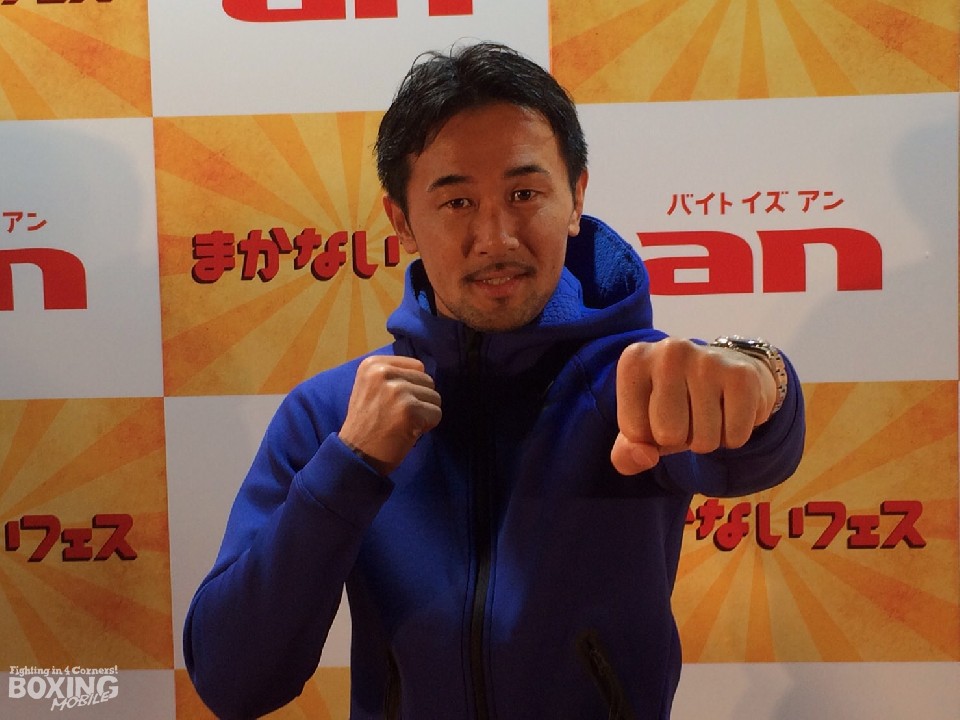 anまかないフェスに山中慎介(帝拳)