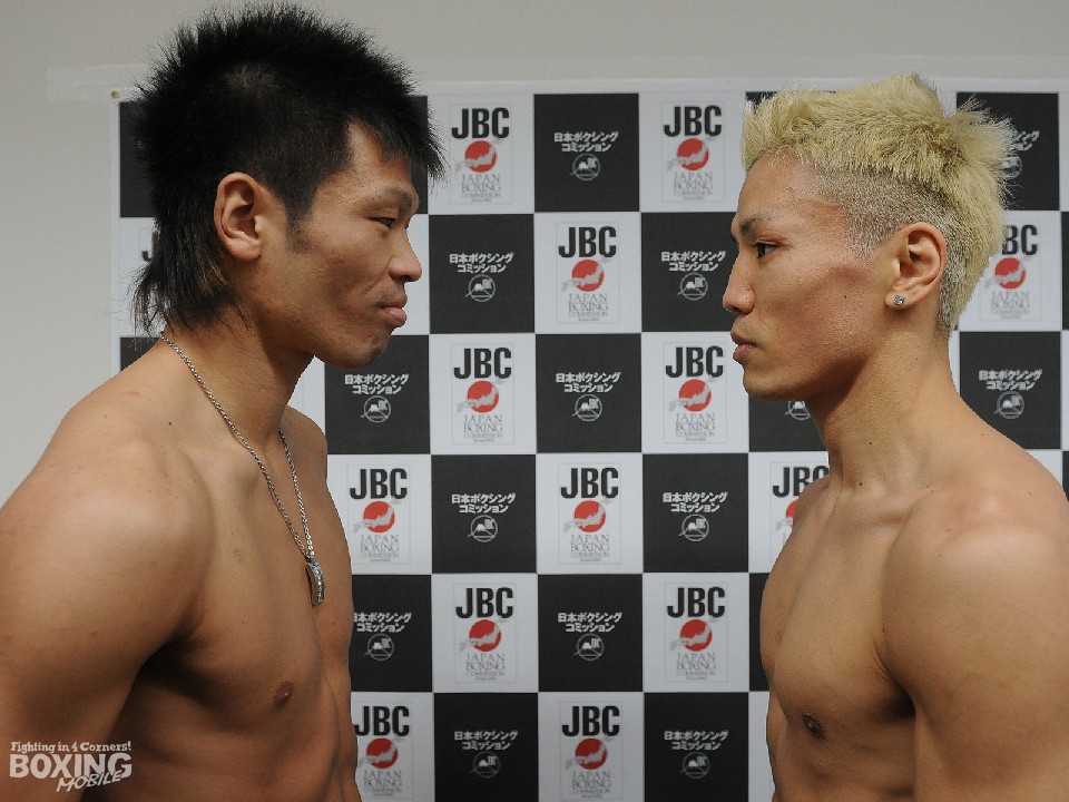 明日の対決に両者とも気合十分