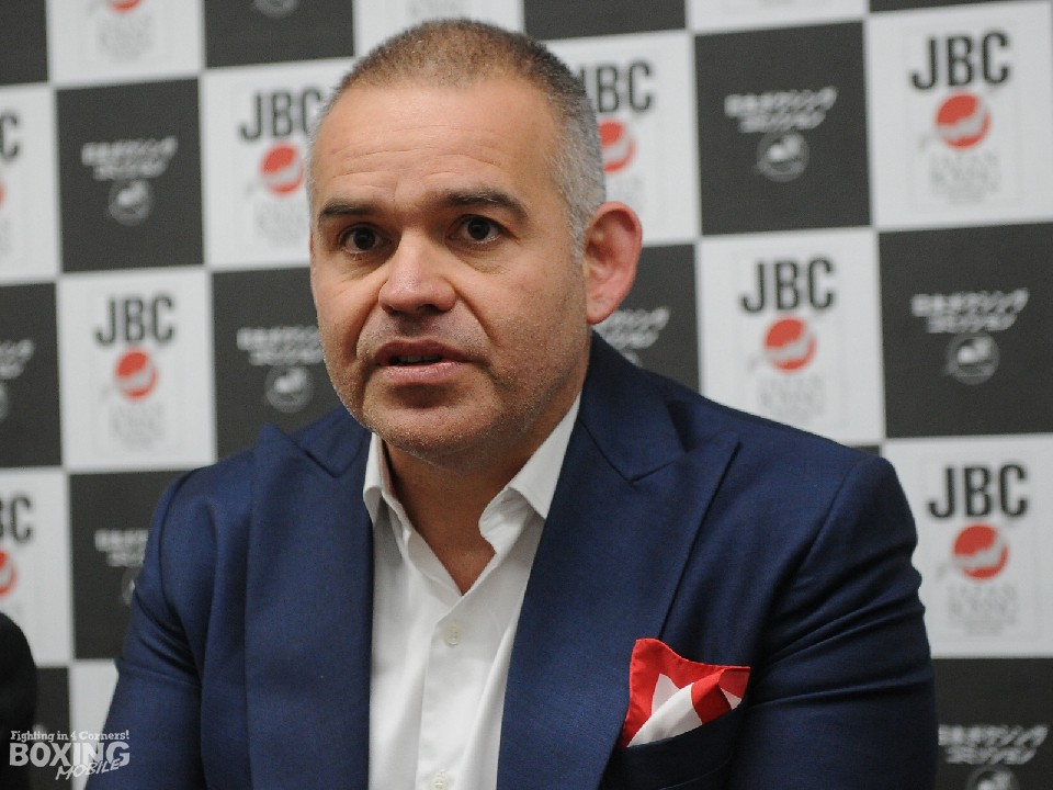 来日中のWBAメンドーサJr会長