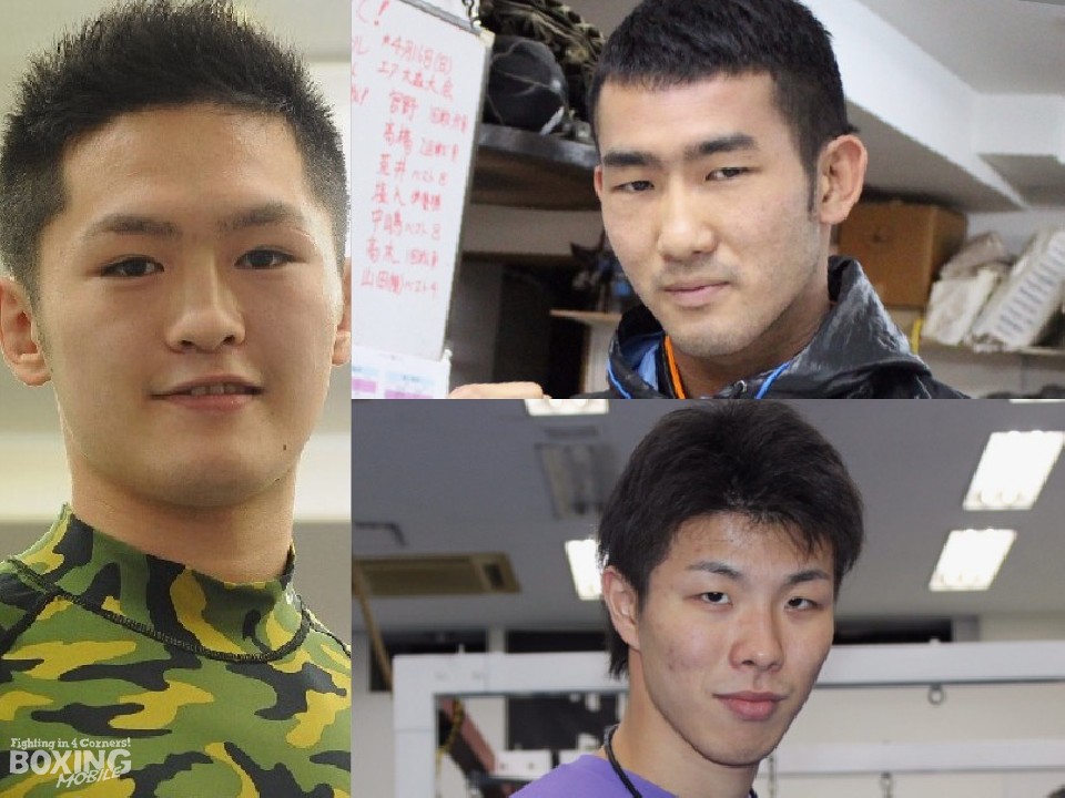 スーパーフェザー級3選手