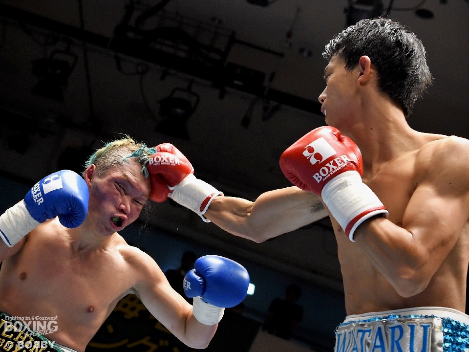 武田のジャブ、ワンツーが冴えた