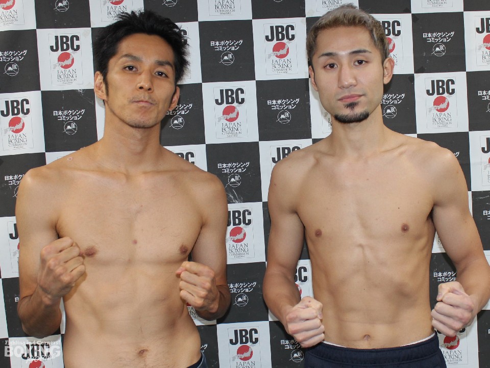 左:松下と右:吉野で新王者を争う