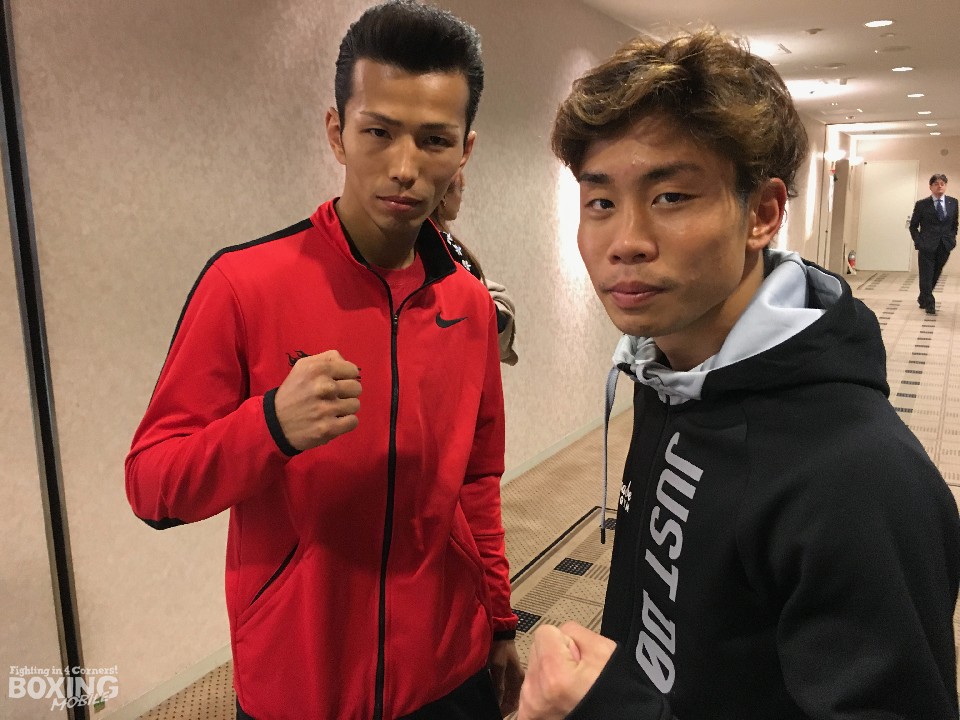 和氣慎吾(FLARE山上)と谷口将隆(ワタナベ)