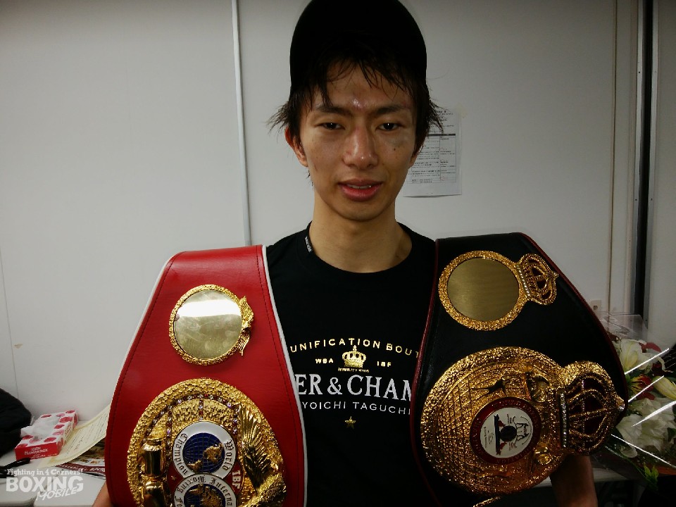 WBA・IBF世界統一王者 田口良一(ワタナベ)