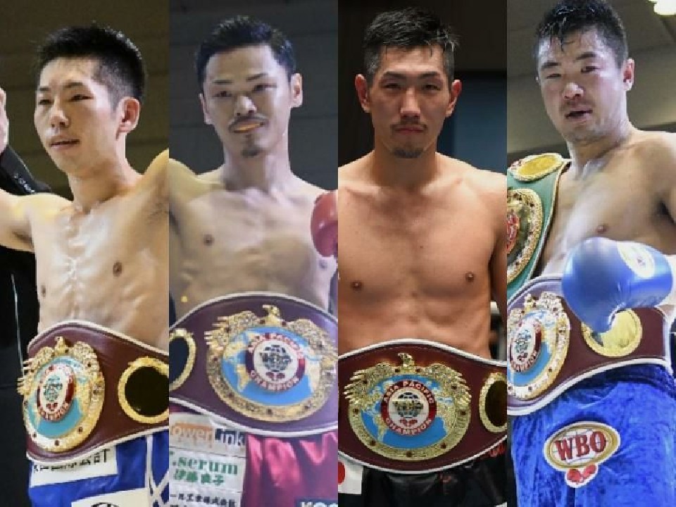 左から坂本、向井、岡田、秋山