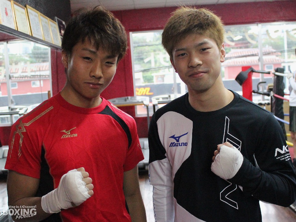 田中恒成と沖縄入りしている畑中建人