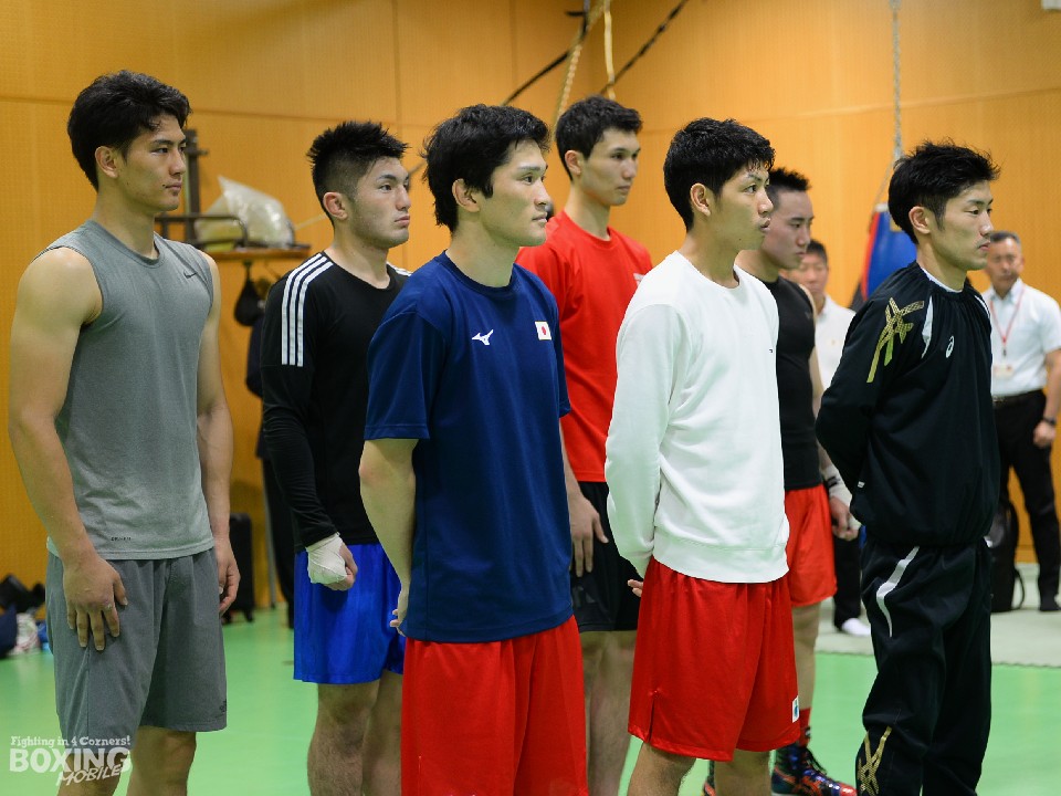 初日の競技を終えた代表候補選手たち