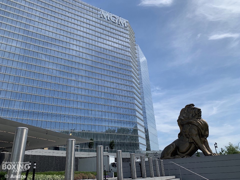 試合会場のMGMナショナルハーバー