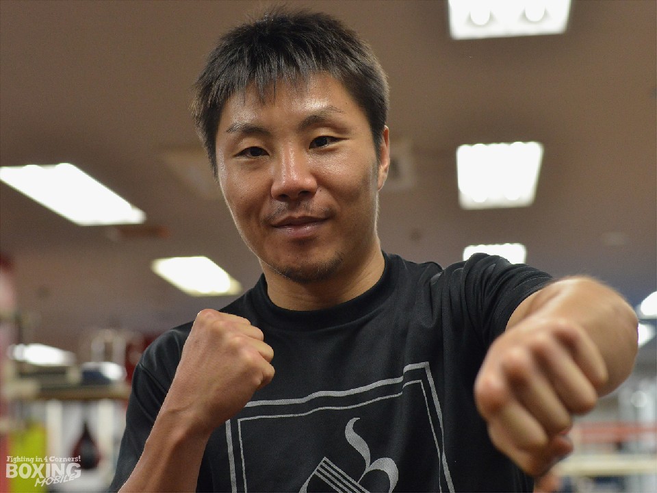 初防衛戦に臨む松永