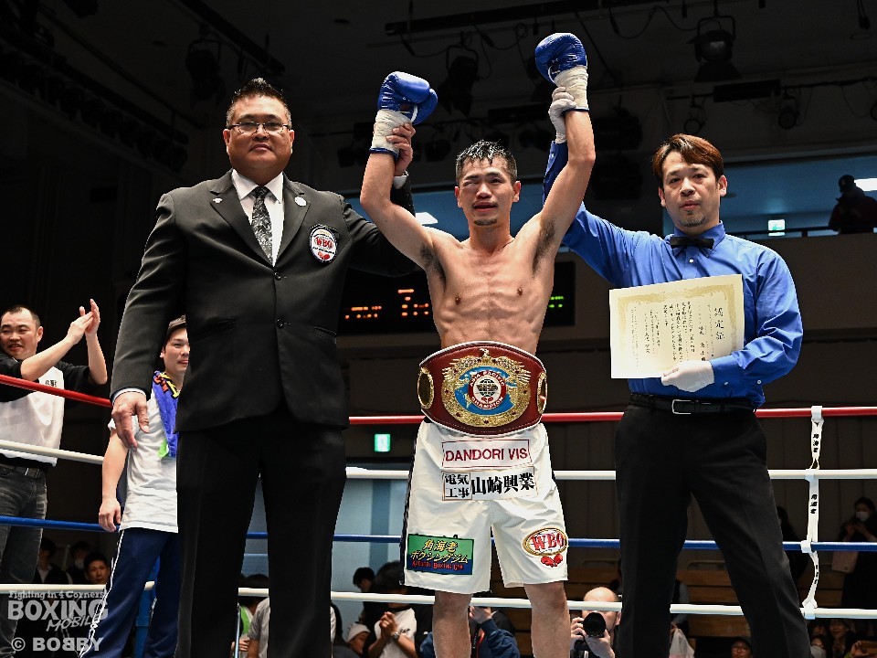 スーパーフライ級王者 福永亮次(角海老宝石)