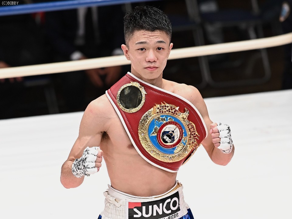 WBO世界フライ級新チャンピオン<br> 中谷潤人(M・T)