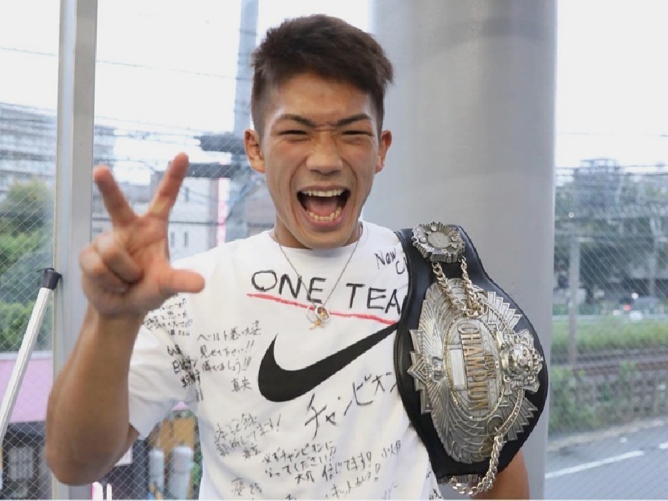 初防衛戦に臨む永田大士(三迫)