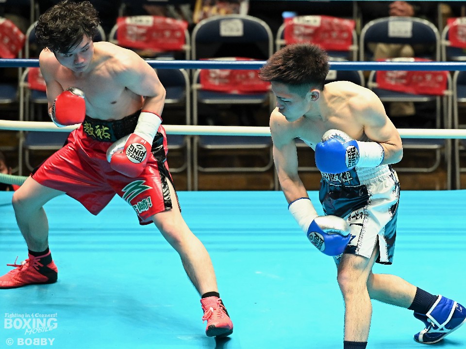 左:安藤教祐(KG大和)<br>右:川満俊輝(三迫)