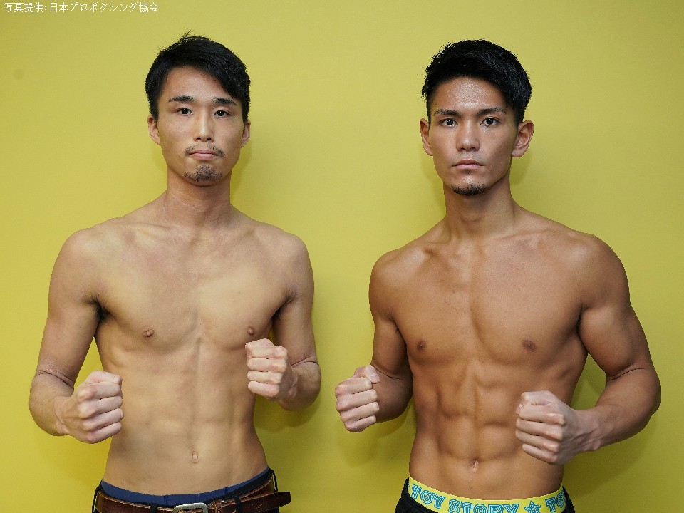 左:戸川叡二(姫路木下) 右:浦川大将(帝拳)