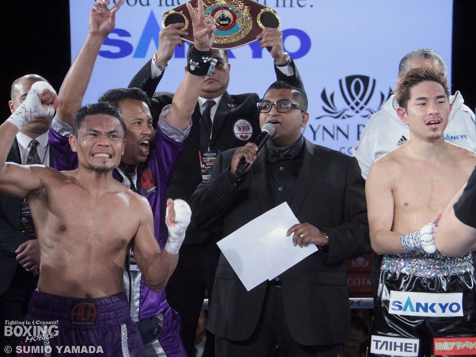 2018年大晦日WBO世界王座決定戦<br> ニエテスが井岡一翔に勝利