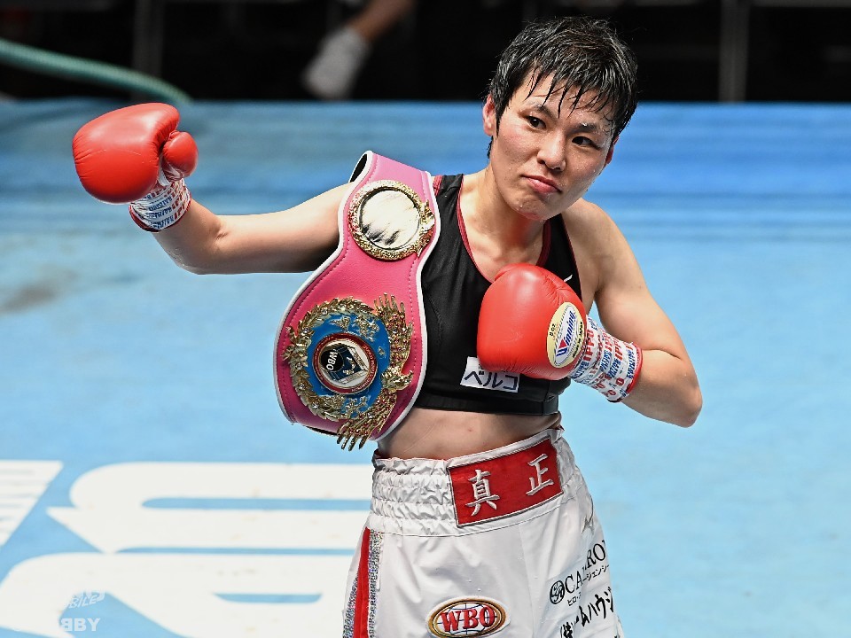WBO女子世界ミニマム級王者の多田悦子(真正)