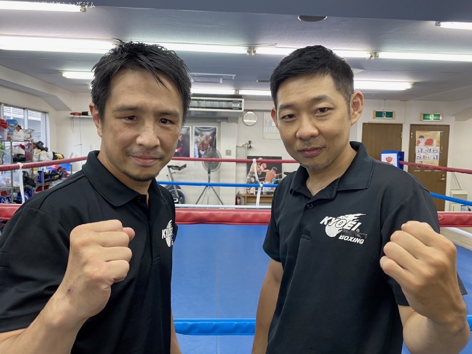 瀬藤幹人会長と内田洋二トレーナー