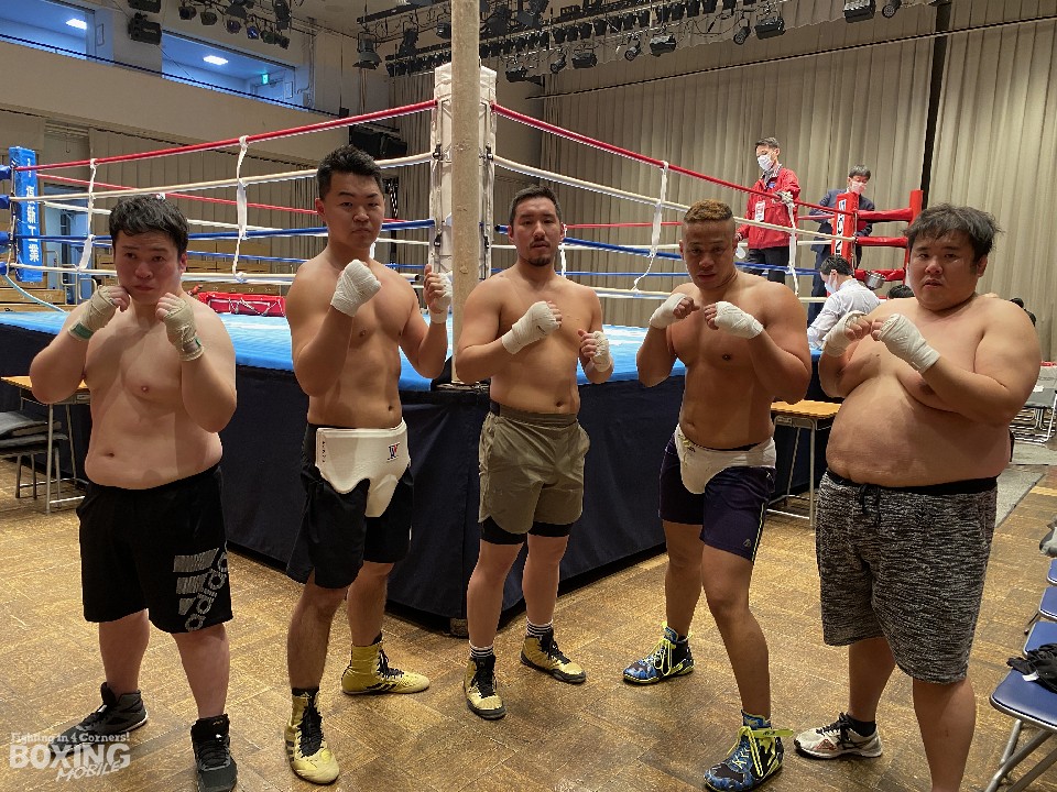 重量級5選手が受験