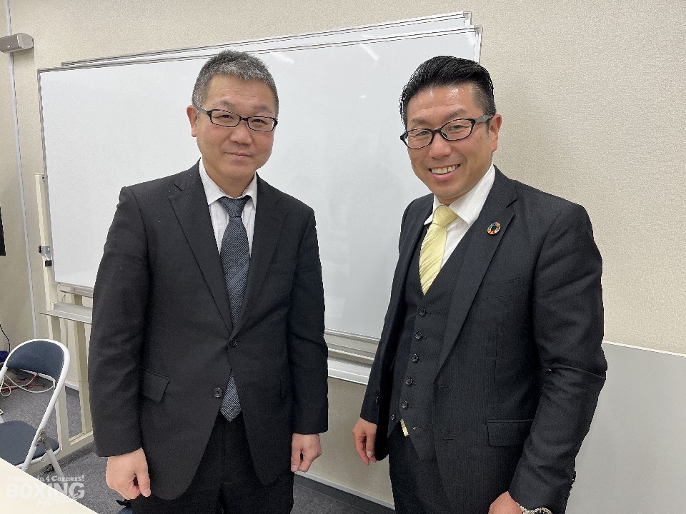 セレス小林会長と齊田竜也事務局長