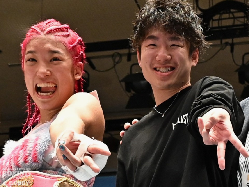 晝田瑞希(三迫)と寺地拳四朗(BMB)