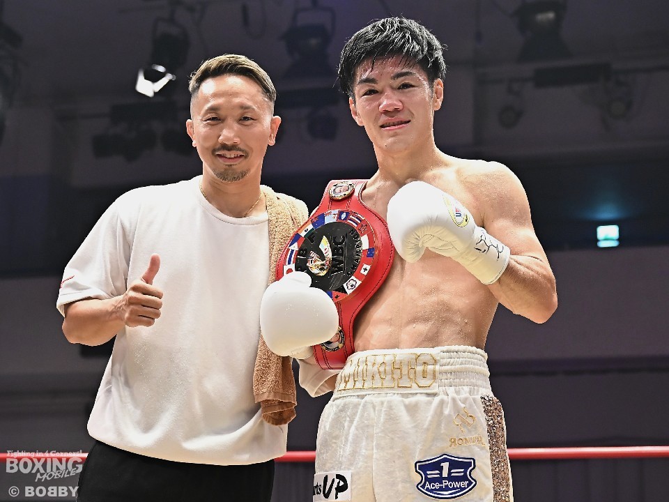 OPBF新チャンピオン中野幹士(帝拳)