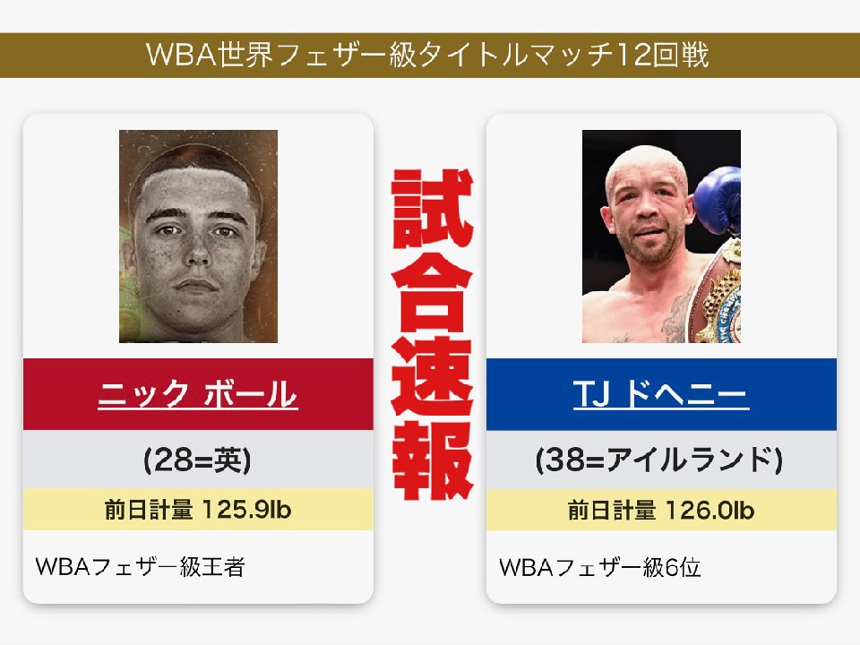 WBA���E�t�F�U�[���^�C�g���}�b�`