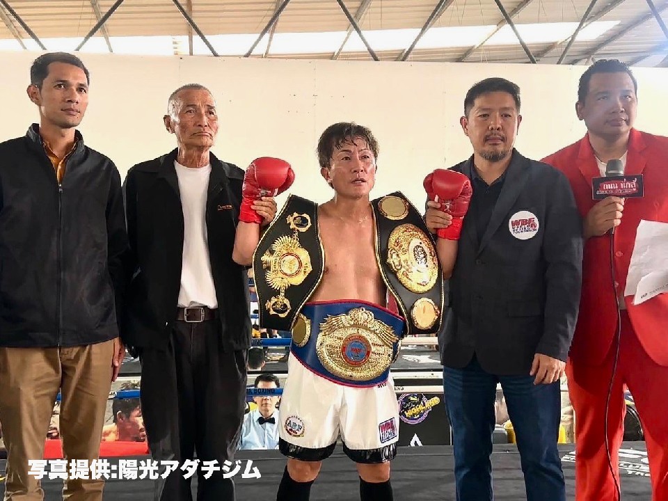 恵良敏彦(50=陽光アダチ)がアジア地域タイトル3冠戦に挑んだ。